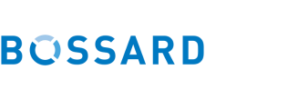 Bossard logo with blue and gray elements