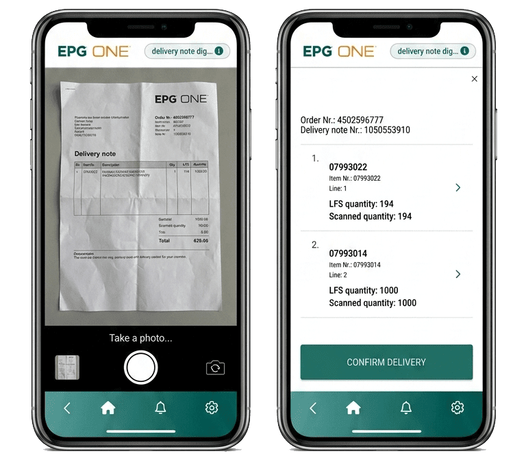 EPG ONE Aura IVA Example Shown On Smartphone