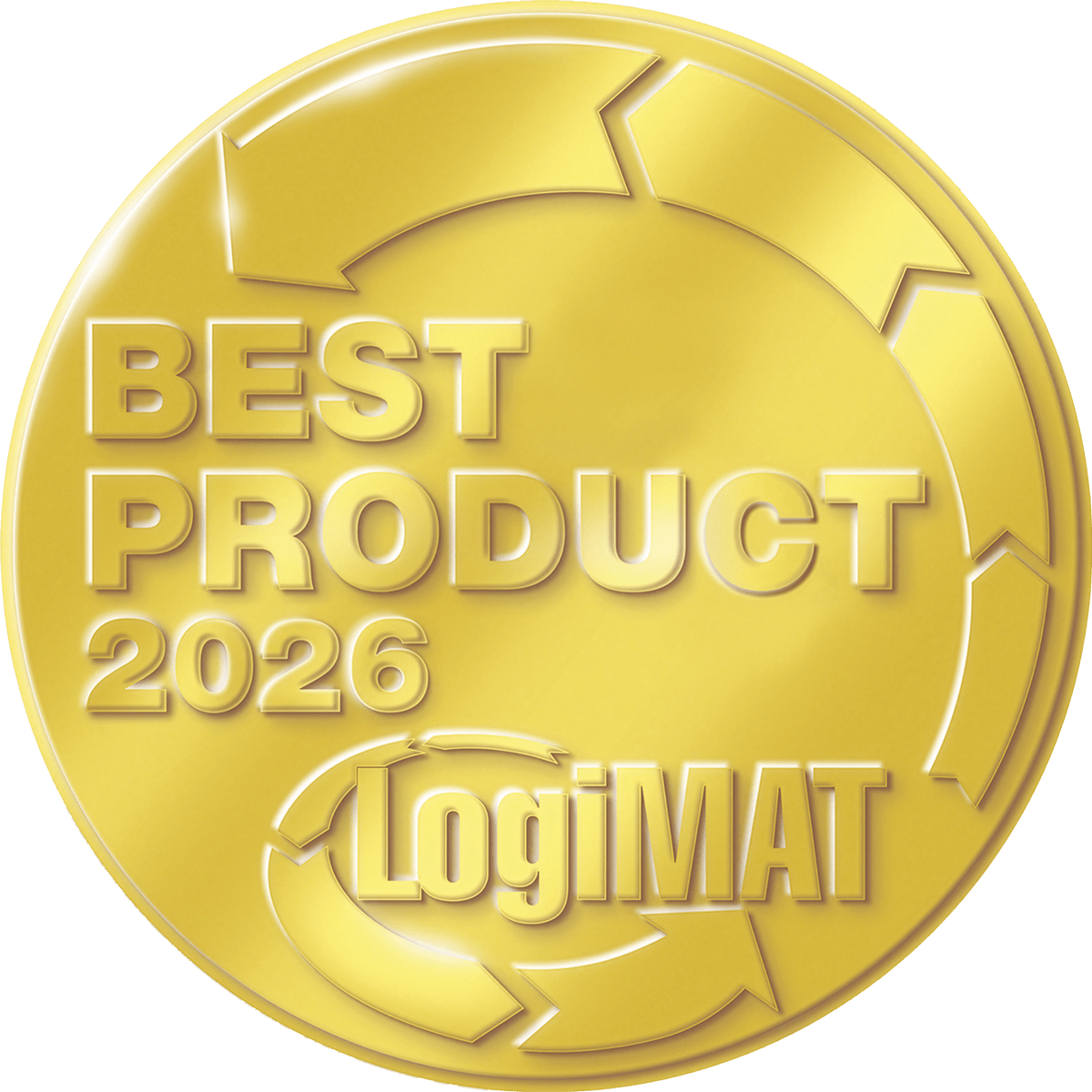 Gold award badge for Best Product 2026