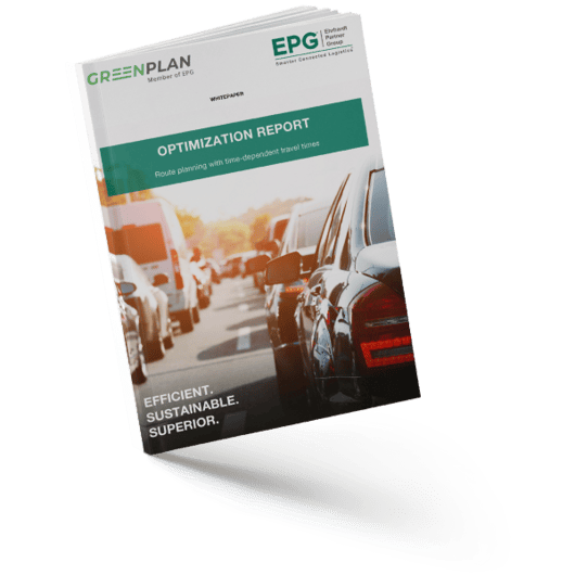 Optimization report cover with traffic image.