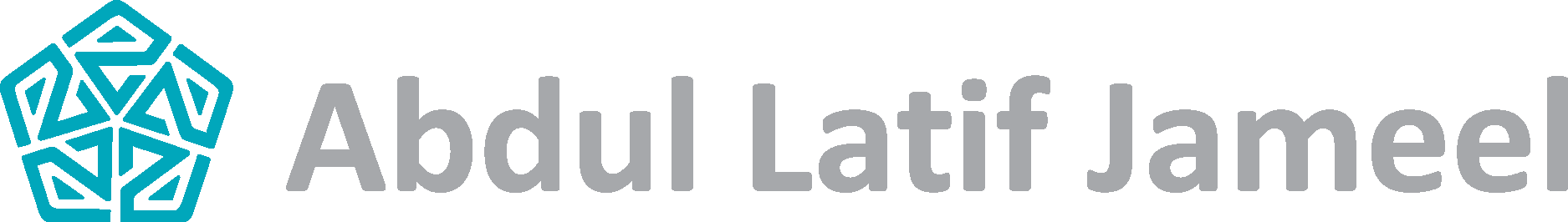 Abdul Latif Jameel logo with geometric design.