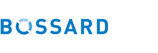 Bossard logo with blue and gray elements