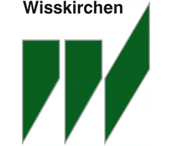 Wisskirchen logo with three green shapes