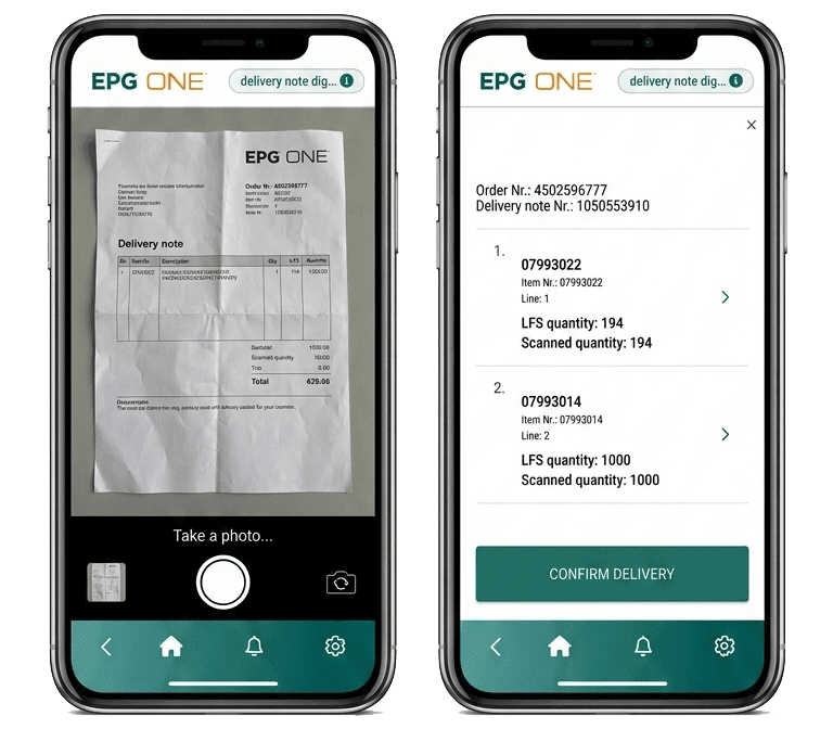 EPG ONE Aura IVA Example  Shown On Smartphone