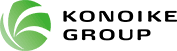 Konoike Group logo with green circular emblem